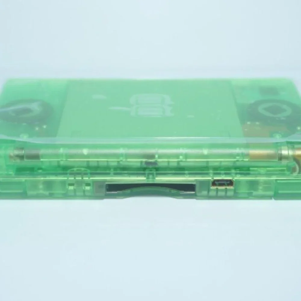 Nintendo DS Lite Transparent Clear Kiwi Green Handheld System with Charger